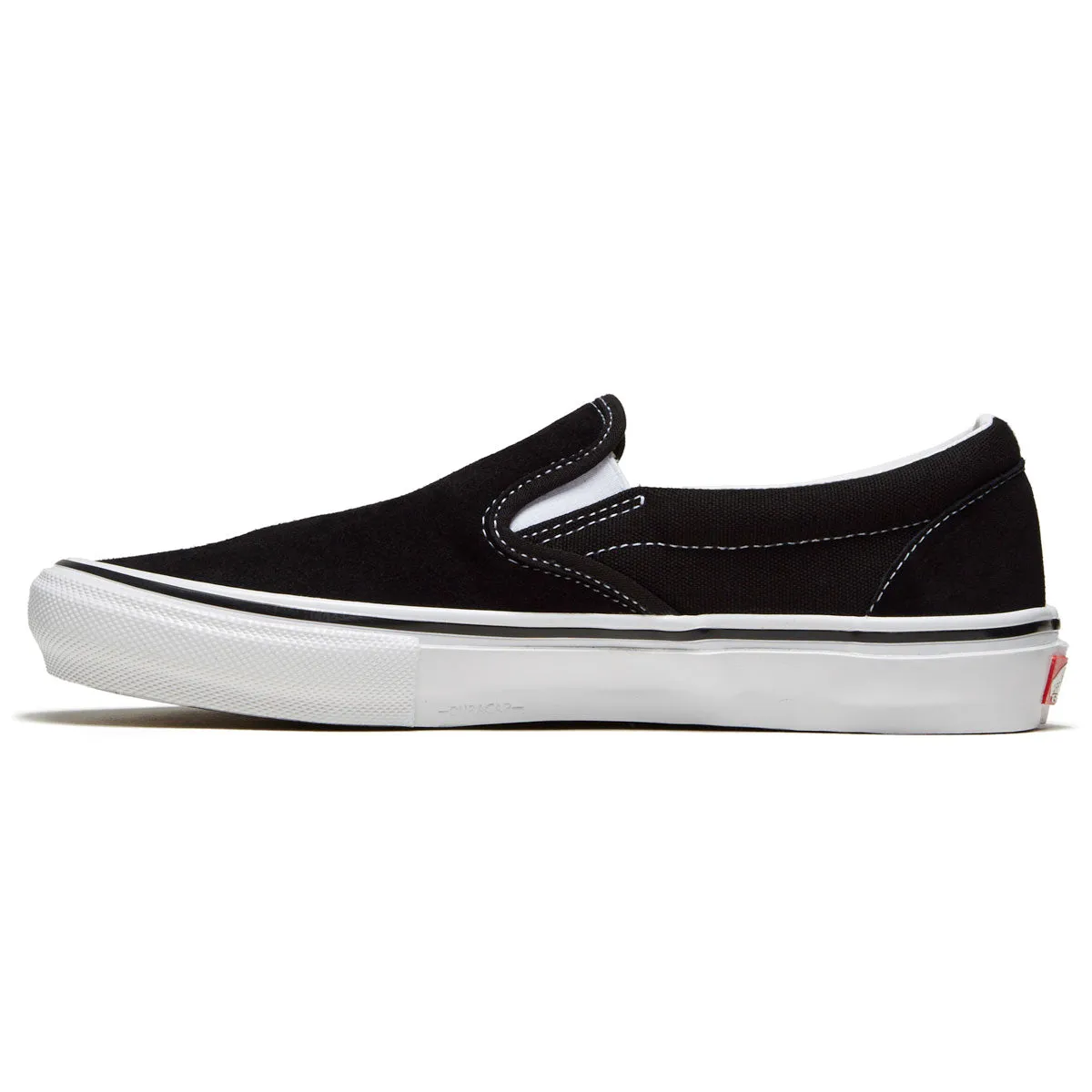 Vans Skate Slip-on Shoes - Black/White Soft Comfort