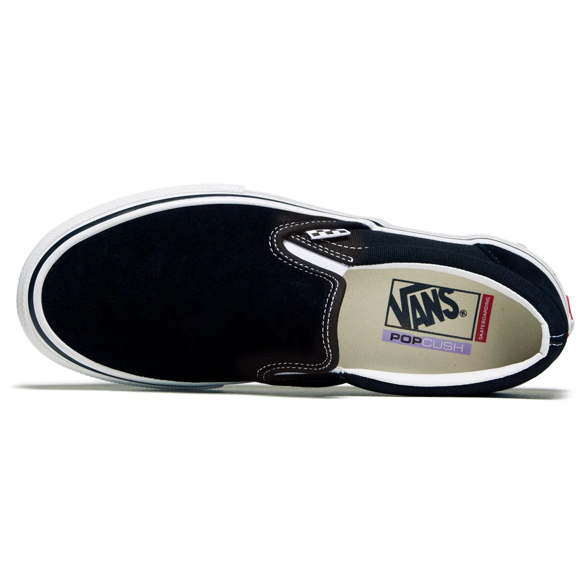 Vans Skate Slip-on Shoes - Black/White Park Leisure
