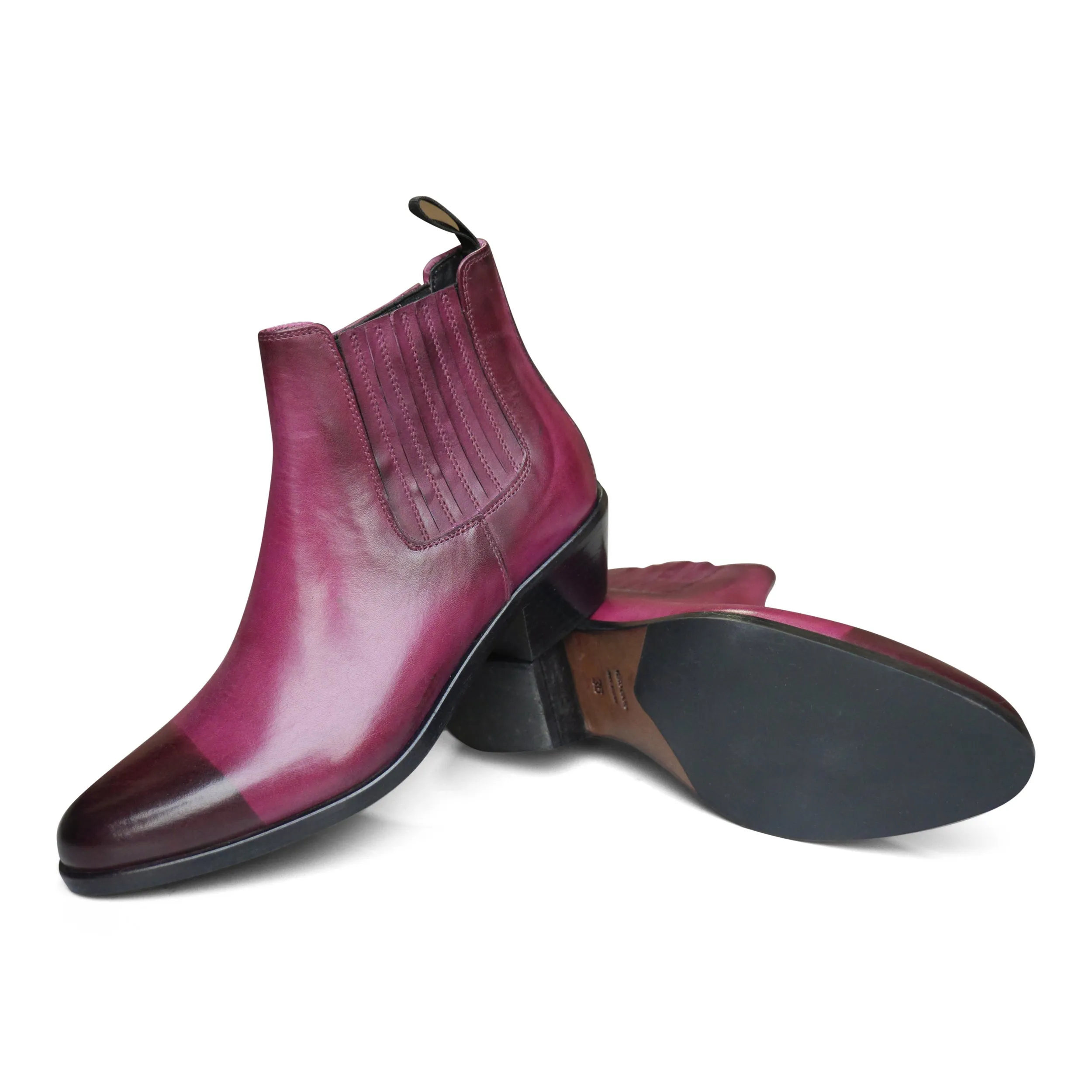 D330 - Bitols Crust Prugna Genuine Leather Cushioned Insole