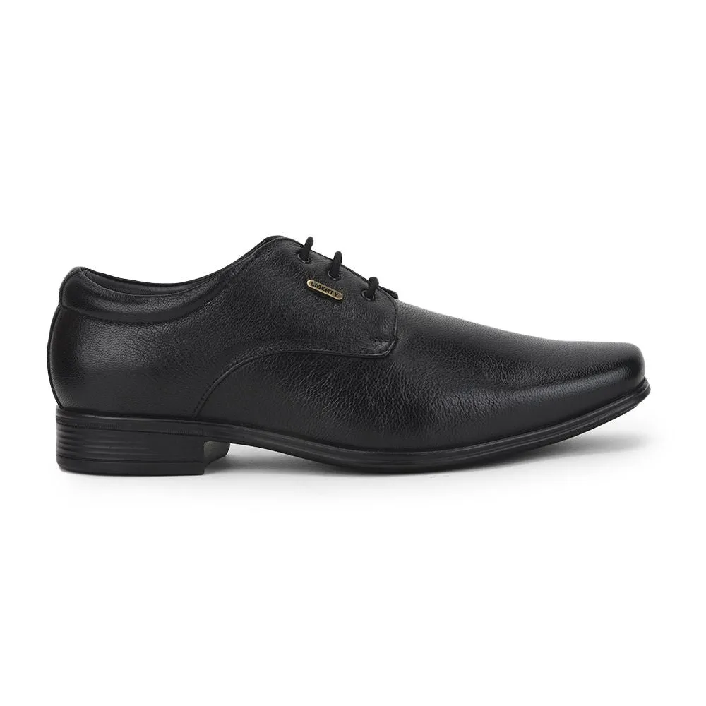 Fortune (Black) Formal Lace Up Derby Shoes For Men Uvl-305 By Liberty Natural Step Urban Formal
