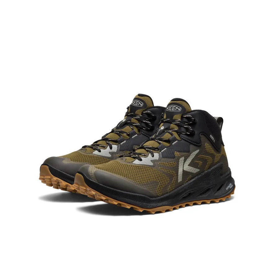 Path Stability High Cushion Men's Zionic NXT Waterproof Hiking Boot  |  Dark Olive/Black