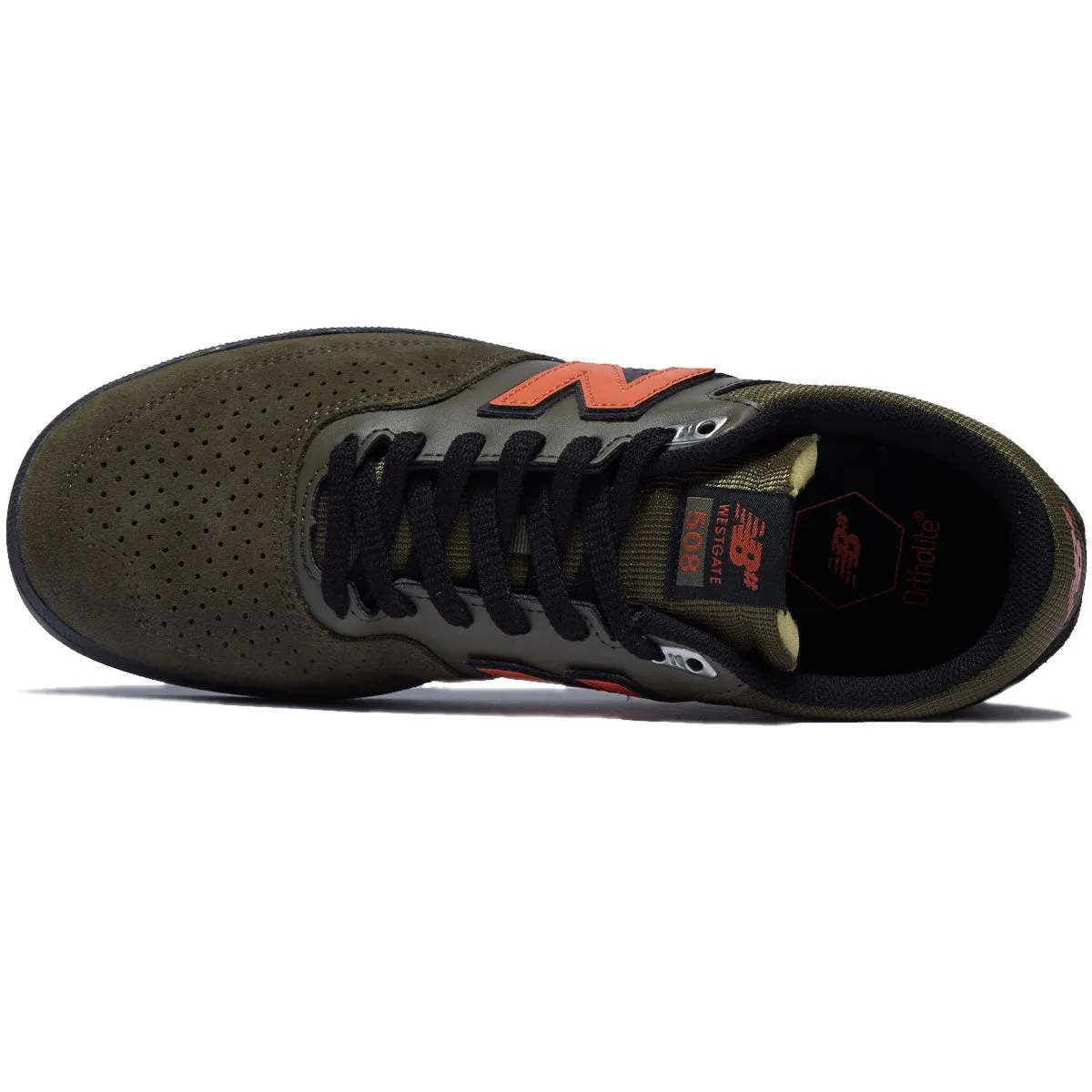 New Balance 508 Westgate Shoes - Olive/Rust Fold   Flat