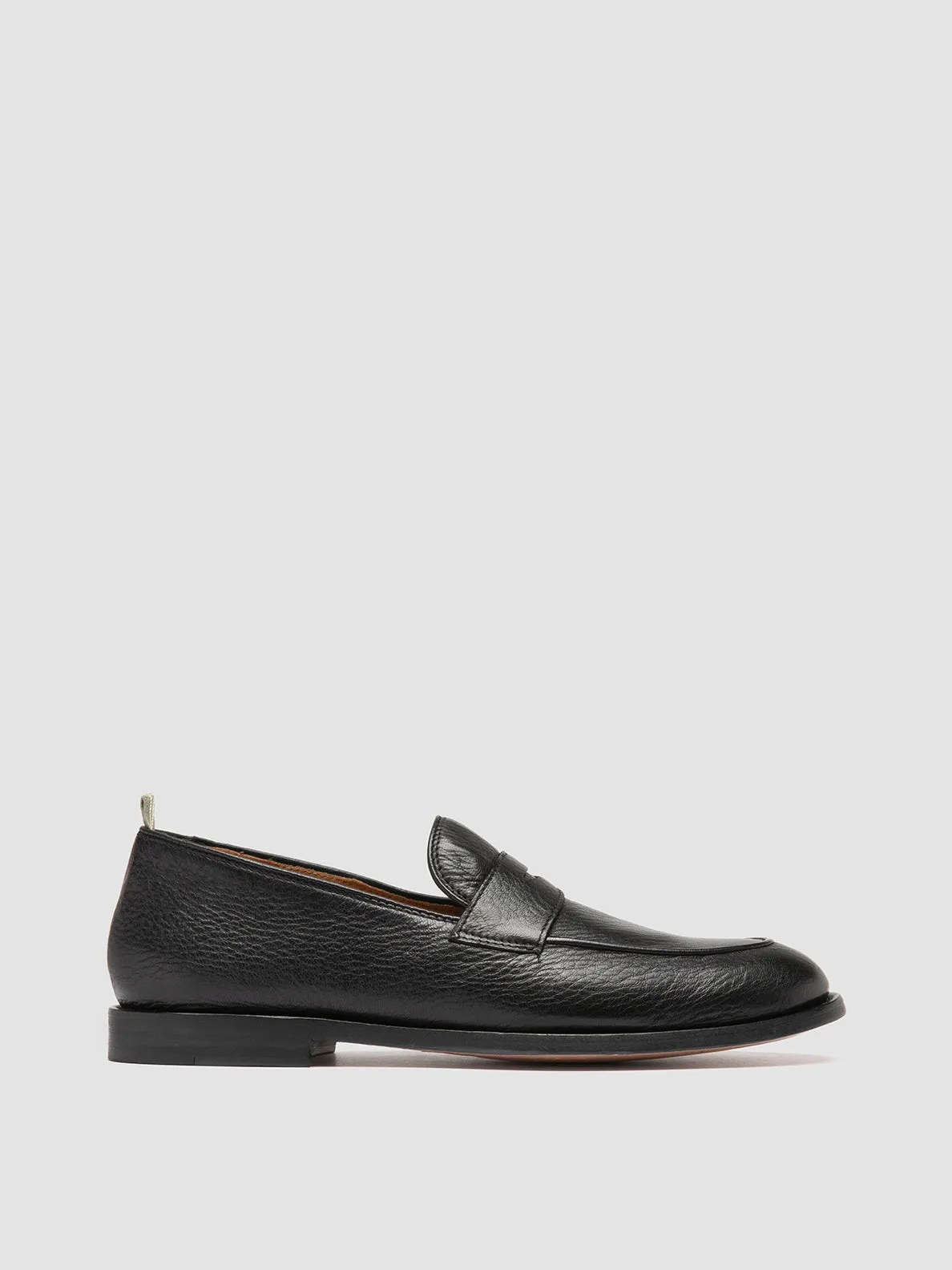 OPERA 001 - Black Leather Penny Loafers Sunset Stroll Air Pace
