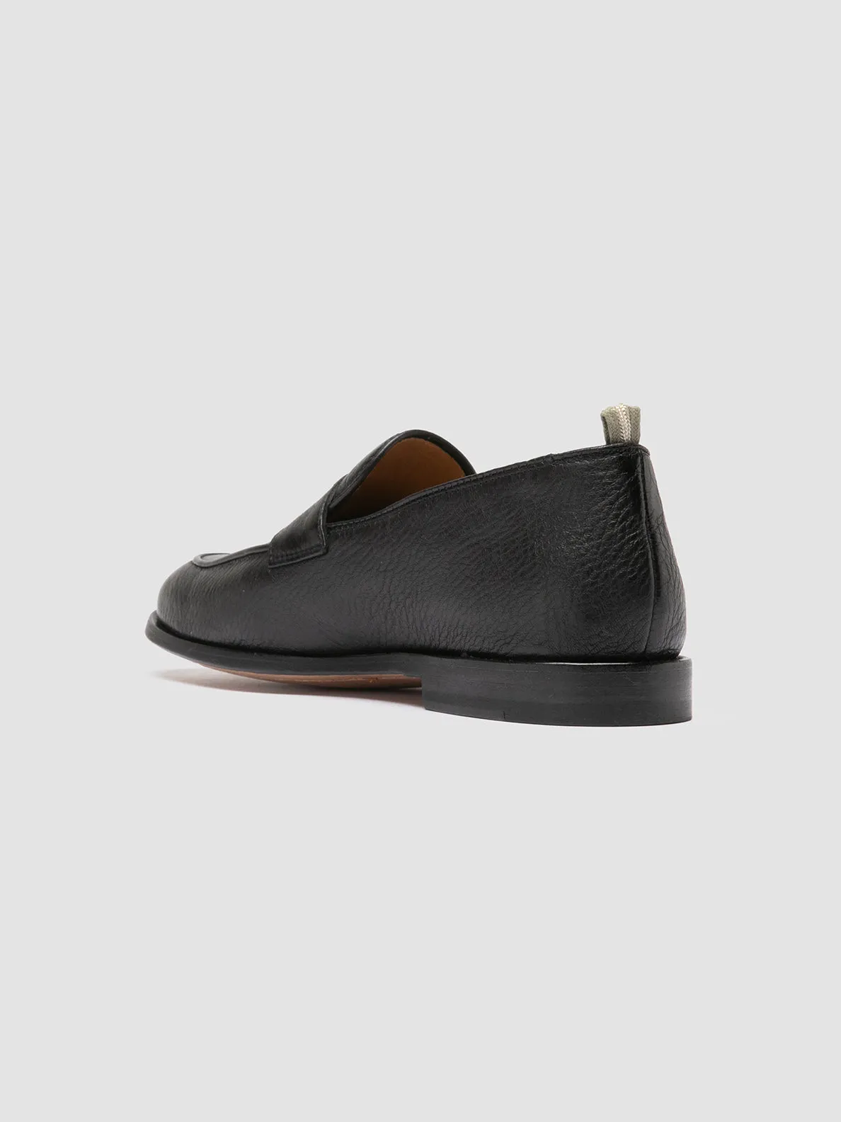 Classic Comfort Step Steady OPERA 001 - Black Leather Penny Loafers