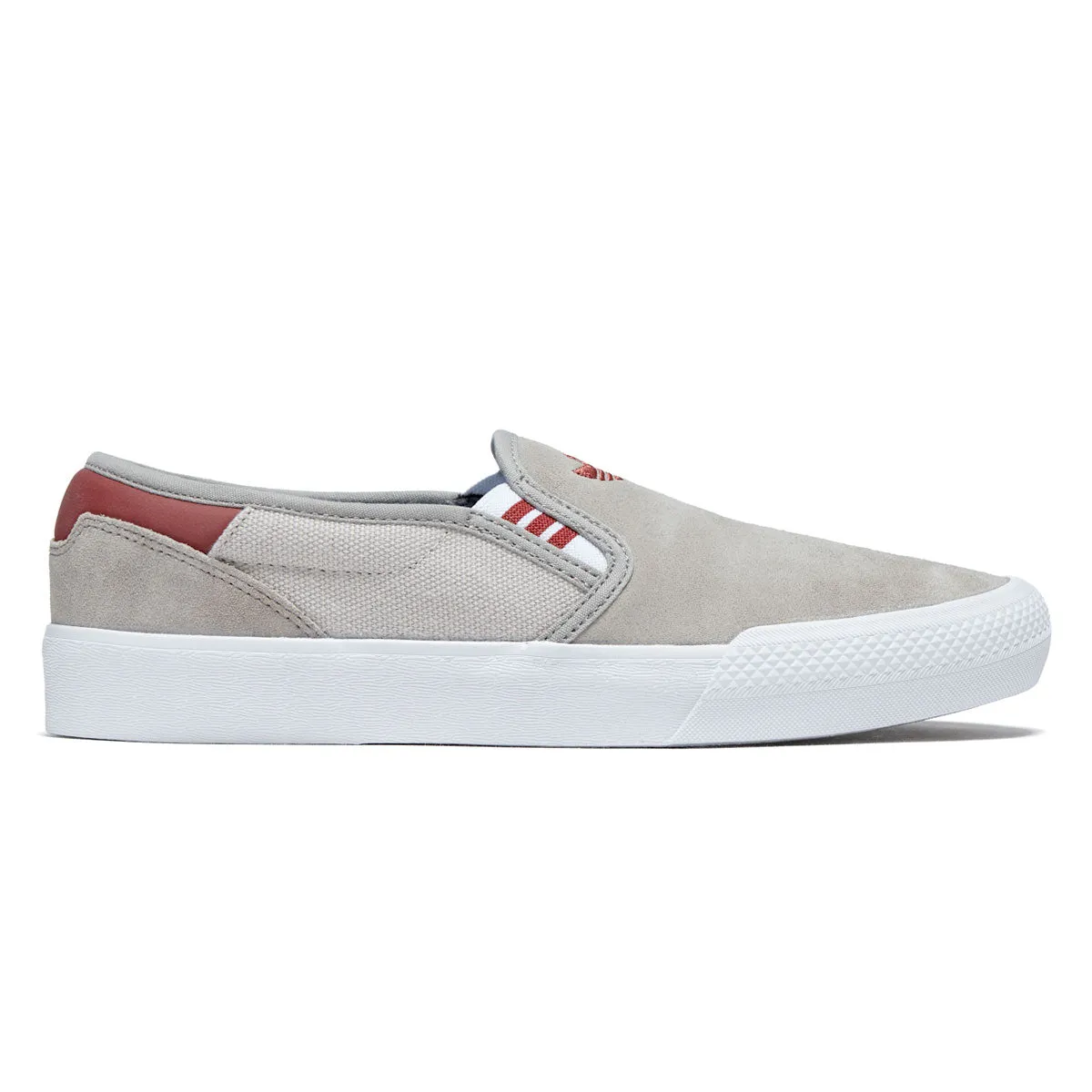Soft Footbed Pro Action Ride Adidas Shmoofoil Slip Shoes - Beige/Preloved Ruby/Aluminum