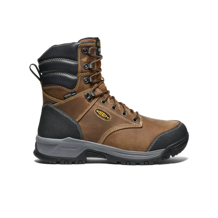 Men's Evanston 8" Insulated Waterproof Boot (Soft Toe)  |  Bison/Black forest trek All-Terrain Trekking