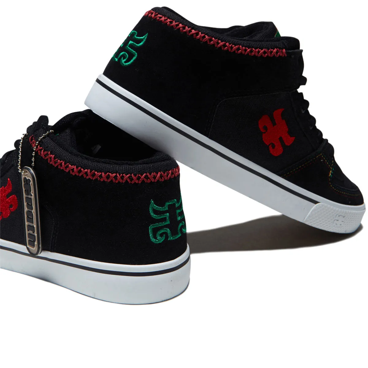 IPath Reed Mid Vulk Shoes - Black Rasta Event Ready Sturdy Build