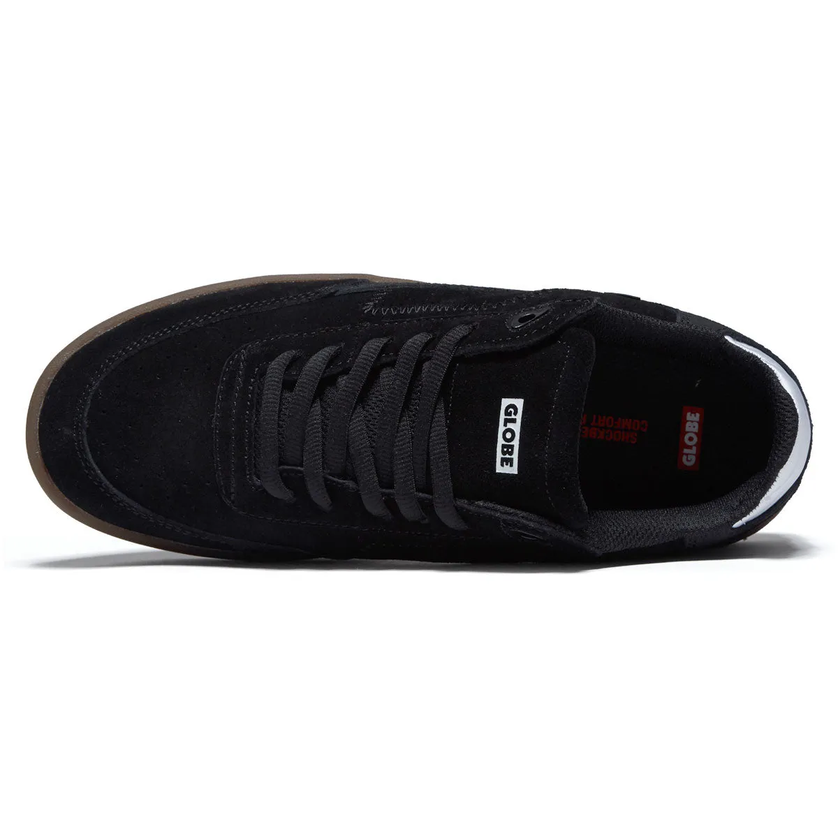 Globe Holand Shoes - Black/Gum Lace Up