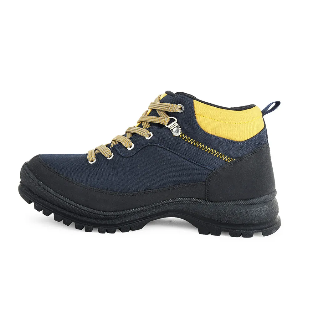 Healers Sports Trekking Navy Blue Lacing Shoes For Men RACE-1 By Liberty Running Peak Performance