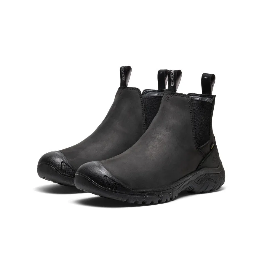 Men's Anchorage IV Waterproof Boot  |  Black/Black Rocky Terrain Fit Weather Toughness