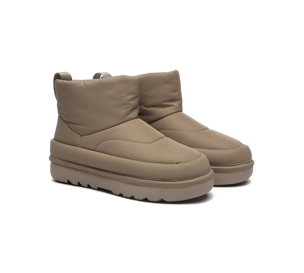 EVERAU? UGG Boots Women Sheepskin Wool Waterproof Ankle Dobra Chill Protection Footwear