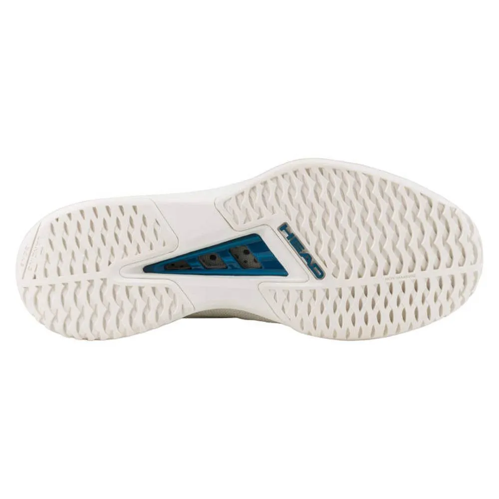 Head Sprint Pro 4.0 Women's Tennis Shoe (Chalk White/Twilight Blue) Mid Top