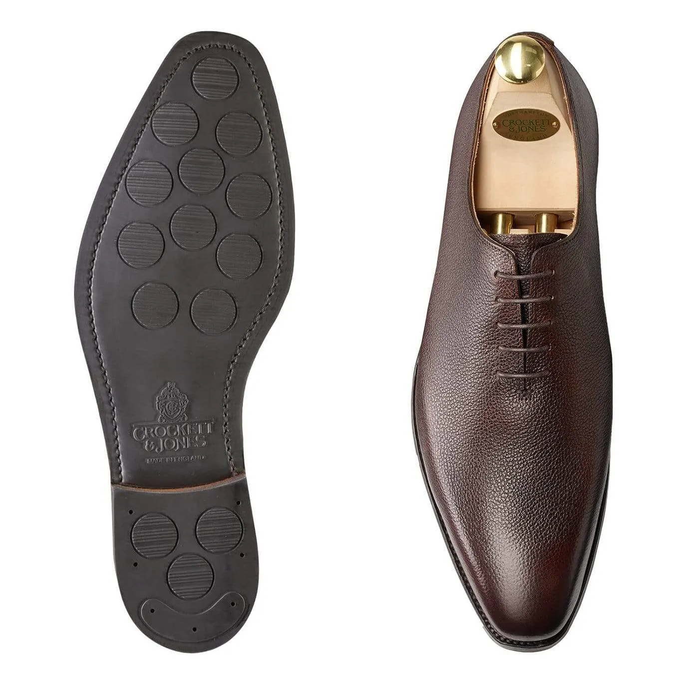 Alex Dark Brown Pebble Grain Comfortable Feel Lasting Comfort