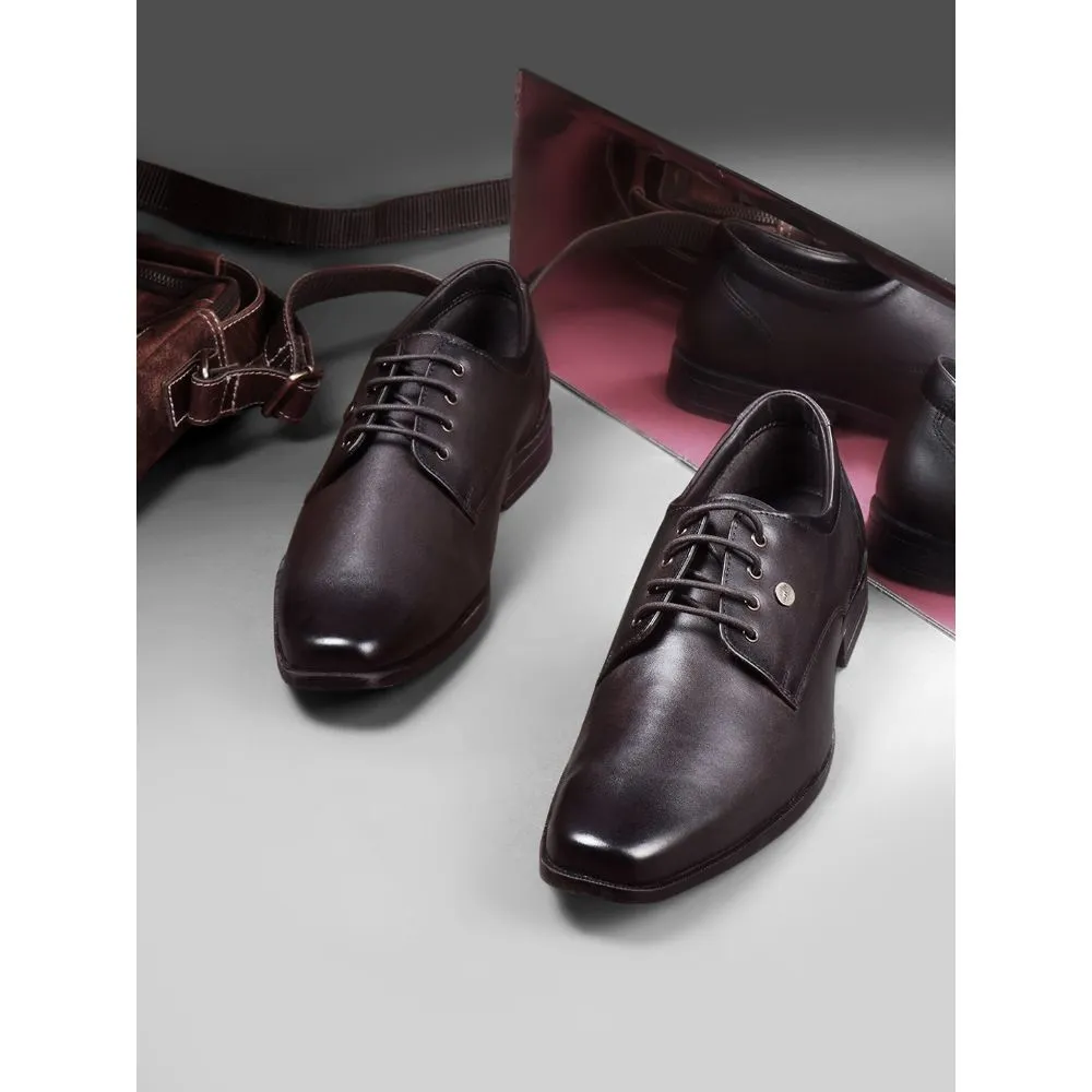 Fortune By Liberty Men LB31-01E Brown Formal Lacing Shoes Comfy Finish Leather Step