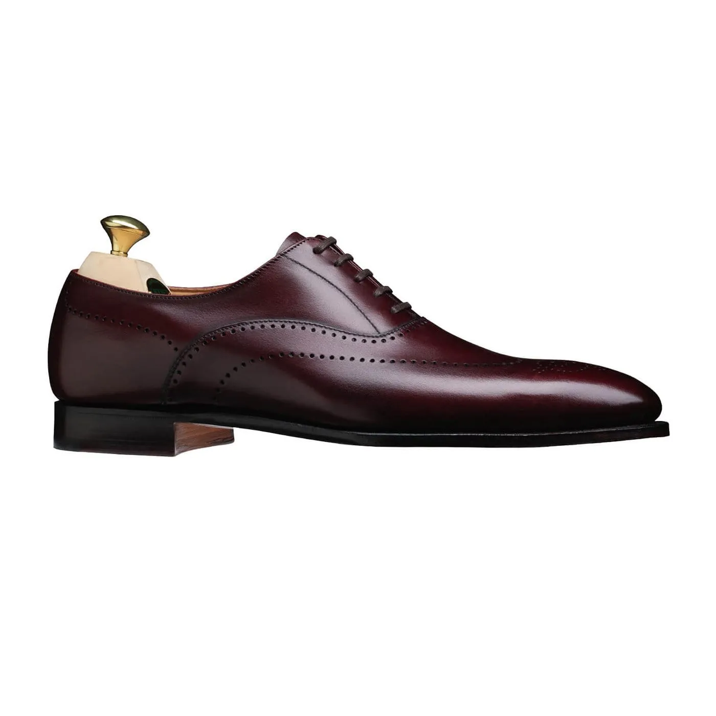 Weybridge Burgundy Antique Calf Fit Leather