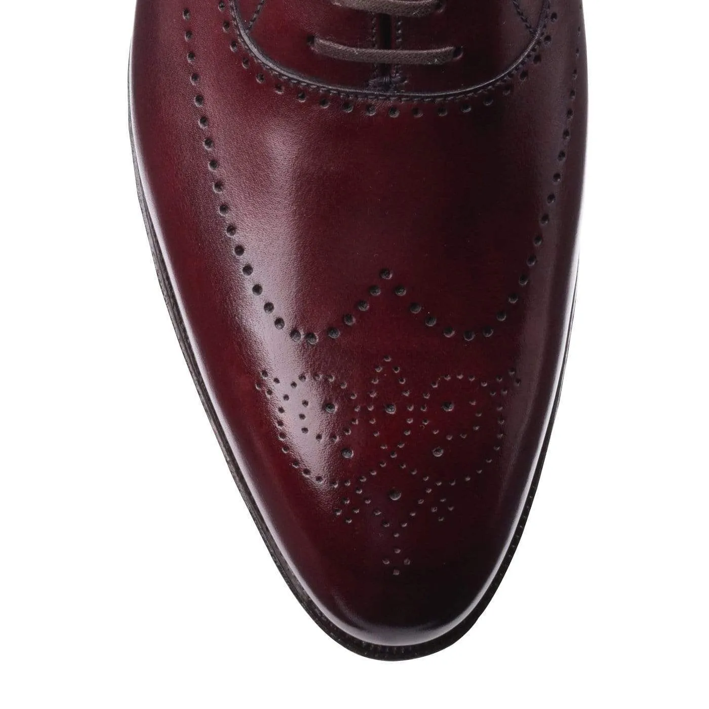 Weybridge Burgundy Antique Calf Timeless Style Elegant Shape
