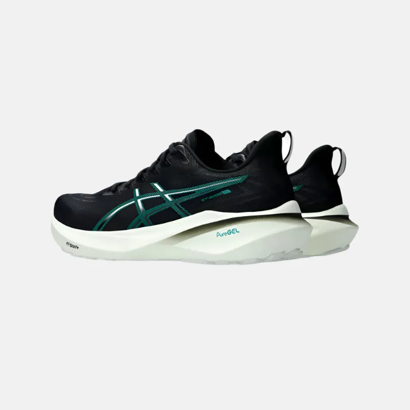 Winter running protection running in national tracks shoes Asics GT-2000 13 Men Running Shoes -Black/Wave Teal