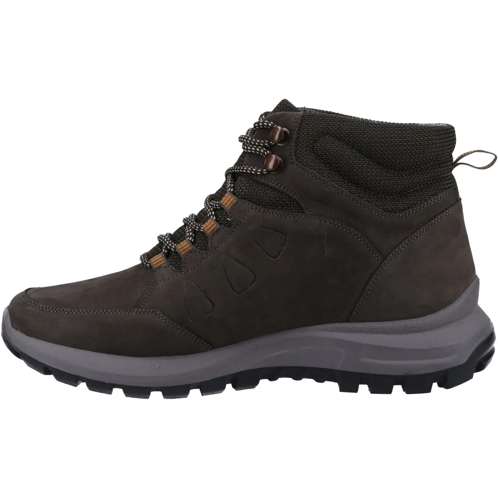 Downhill Trek Cotswold Mens Dixton Boots Dark Brown