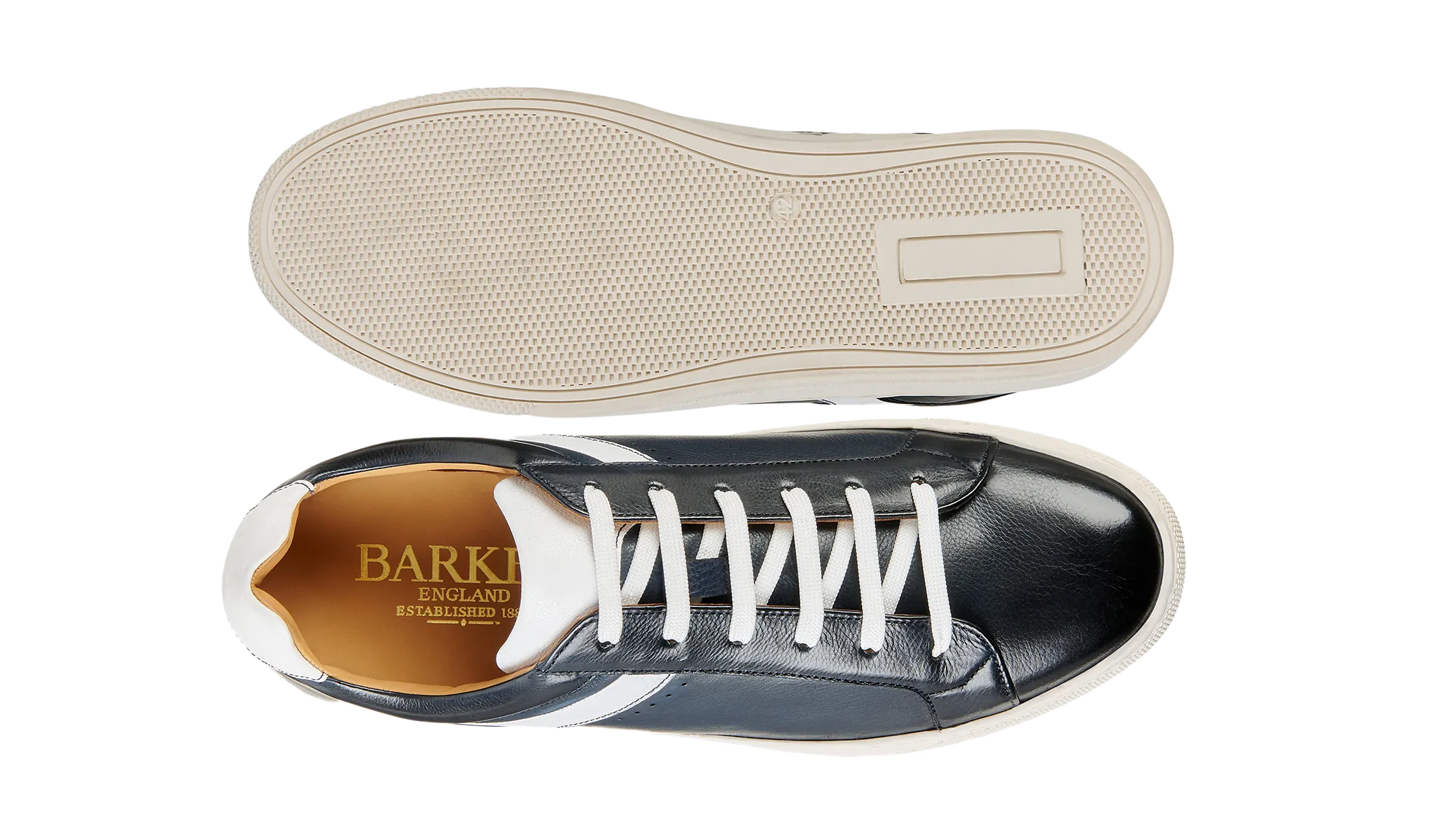 Skylar - Navy White Corner Style