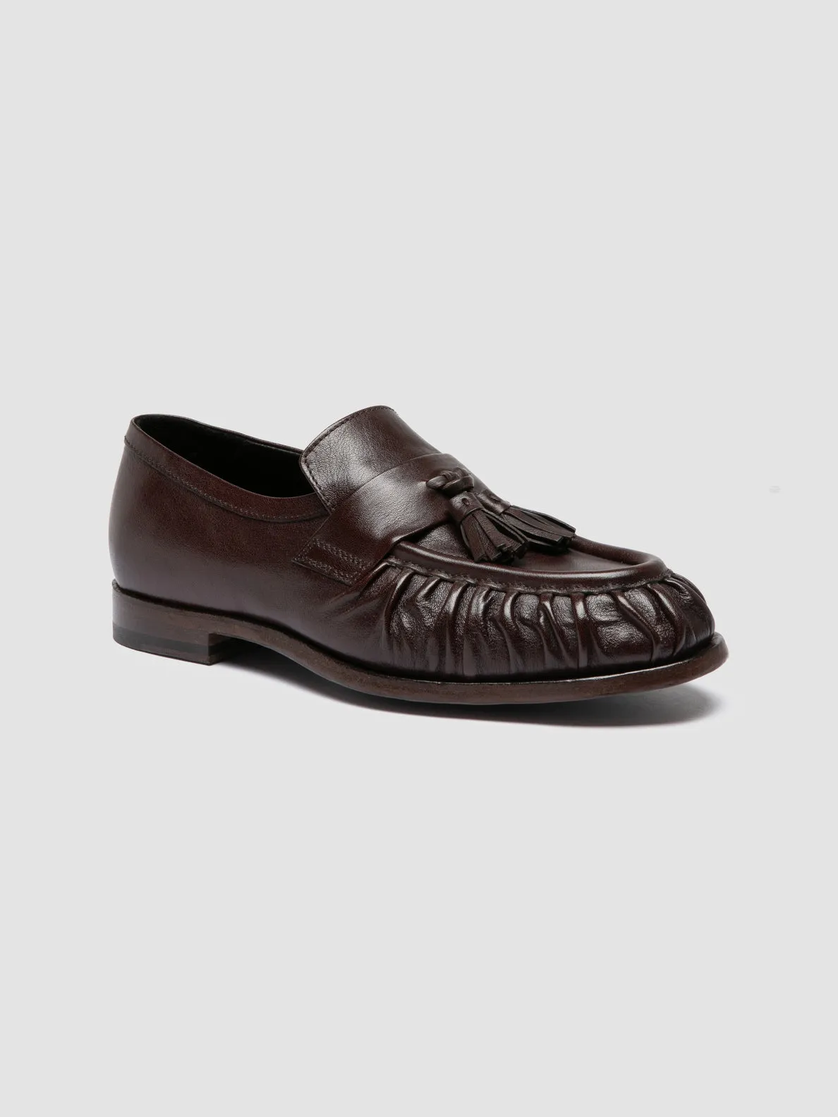 Rich Jewel SOLITUDE 108 - Brown Leather Tassel Loafers