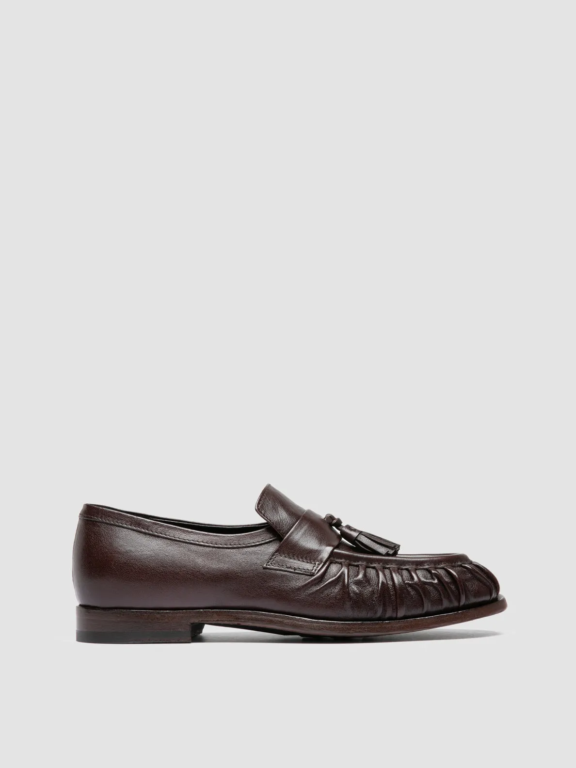 Rich Jewel SOLITUDE 108 - Brown Leather Tassel Loafers