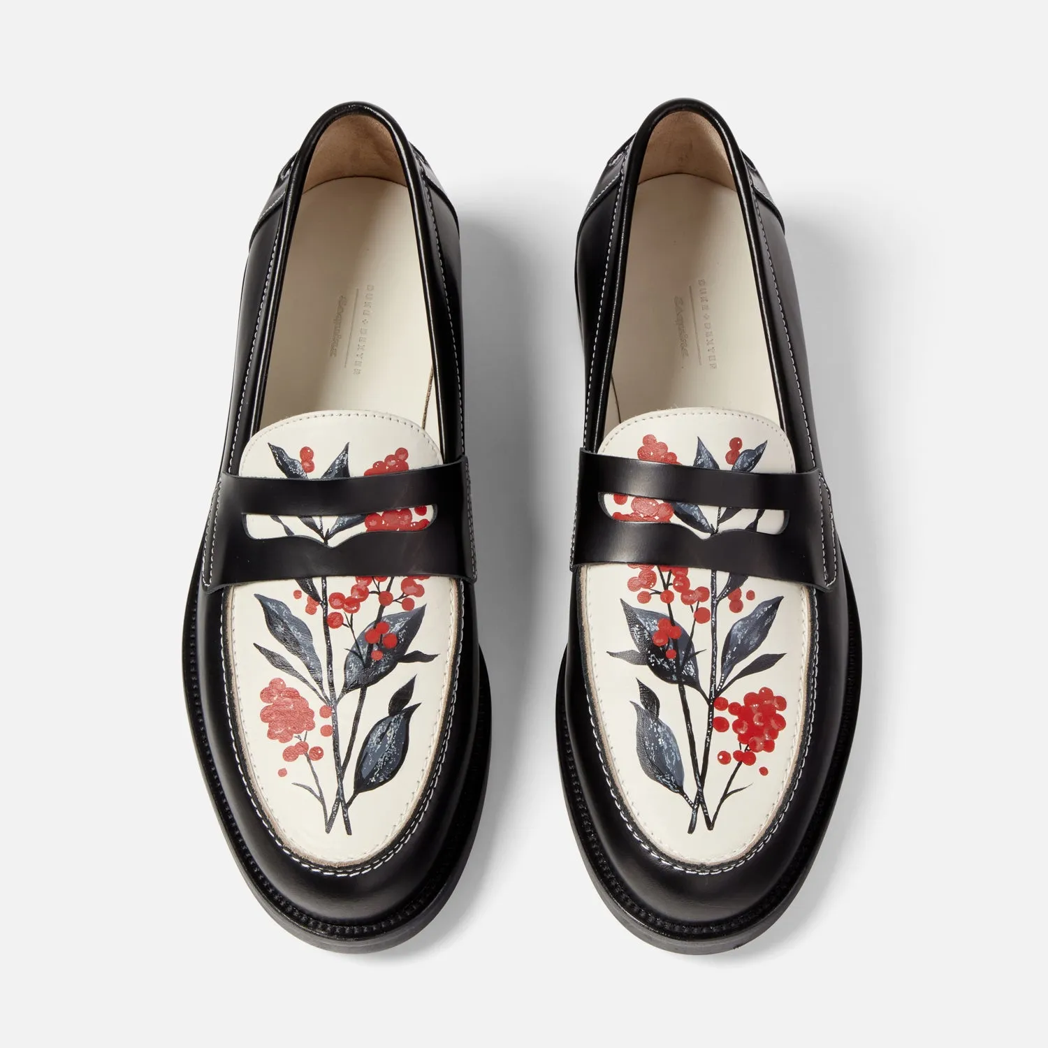 Wilde Hand-Painted Berry Penny Loafer - Men's King Walk Mind Ease
