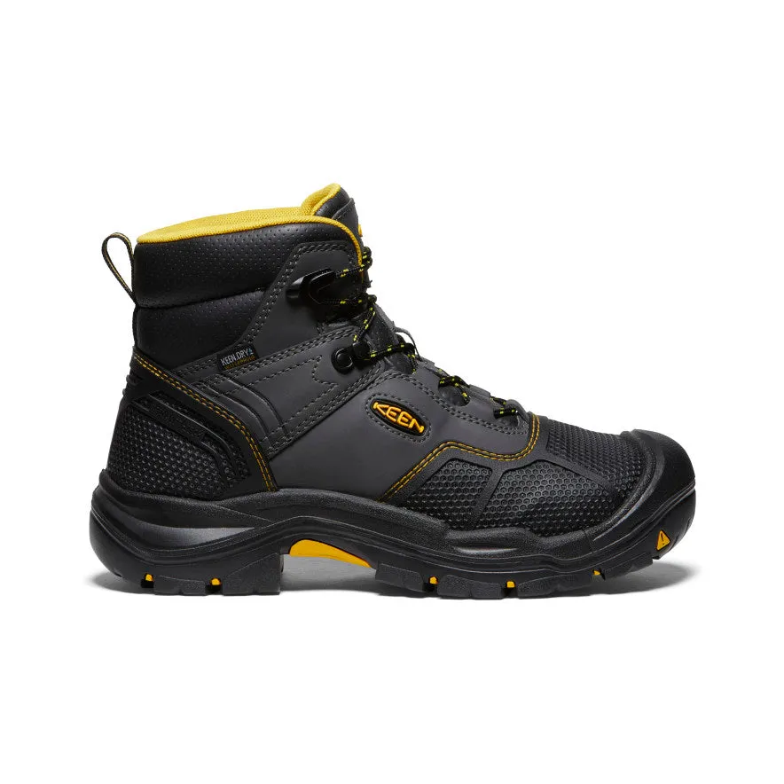 Men's Logandale Waterproof Boot (Steel Toe)  |  Raven/Black Rock Terrain Stable Hike Fit