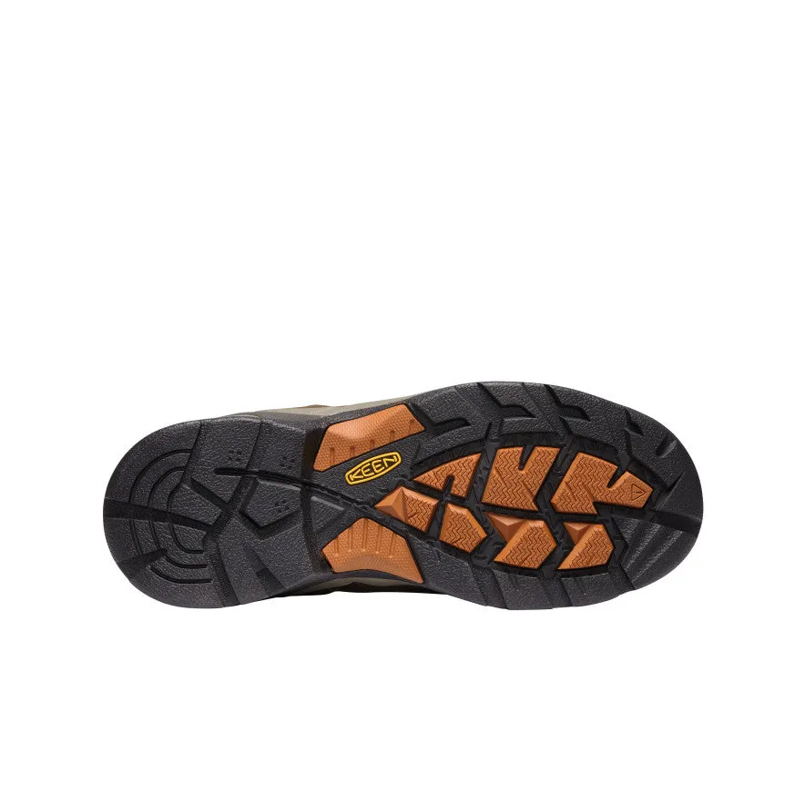 Men's Detroit XT Waterproof Boot (Soft Toe)  |  Black Olive/Leather Brown Trail Tested Trek Load
