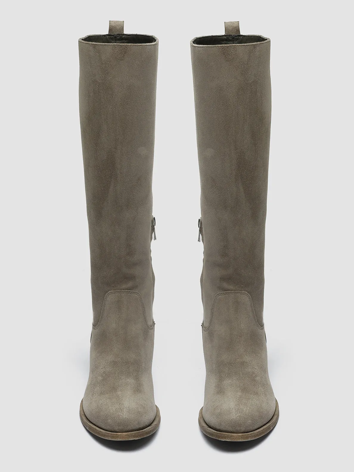 Comfort Stand Anti Bacterial DENNER 116 - Grey Suede Zip Boots