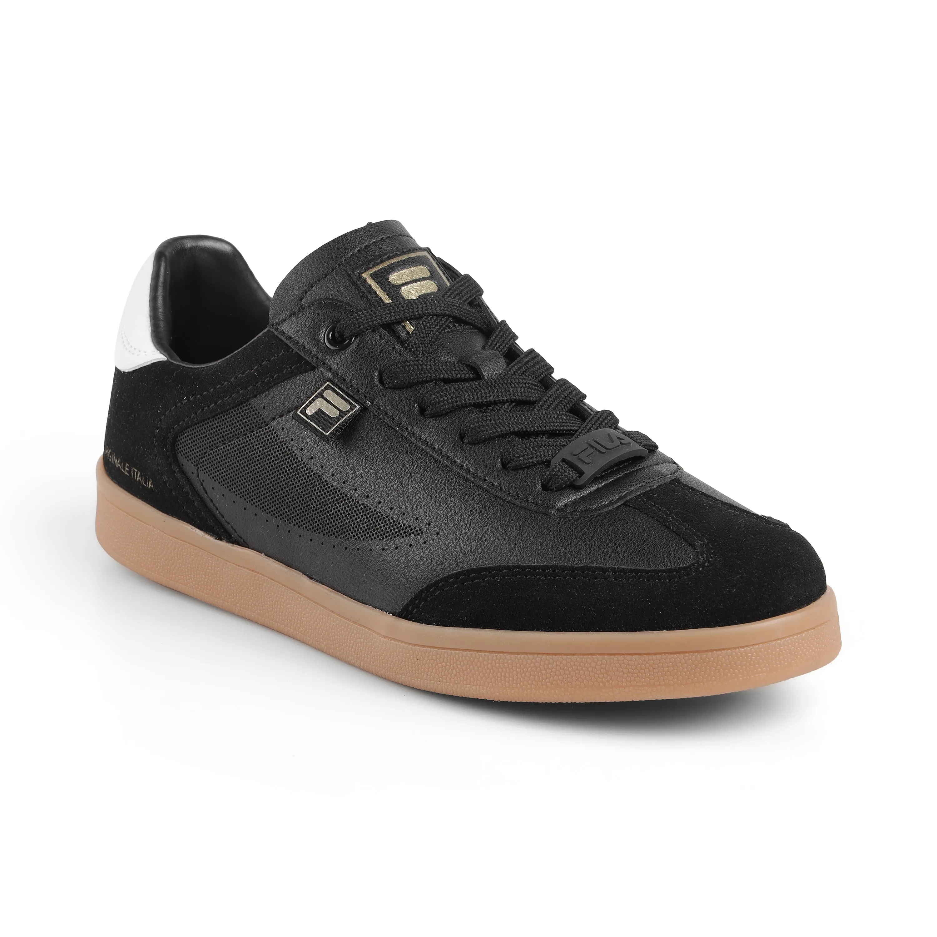 Fila Men Black Asher Suede Shoes Moisture wicking