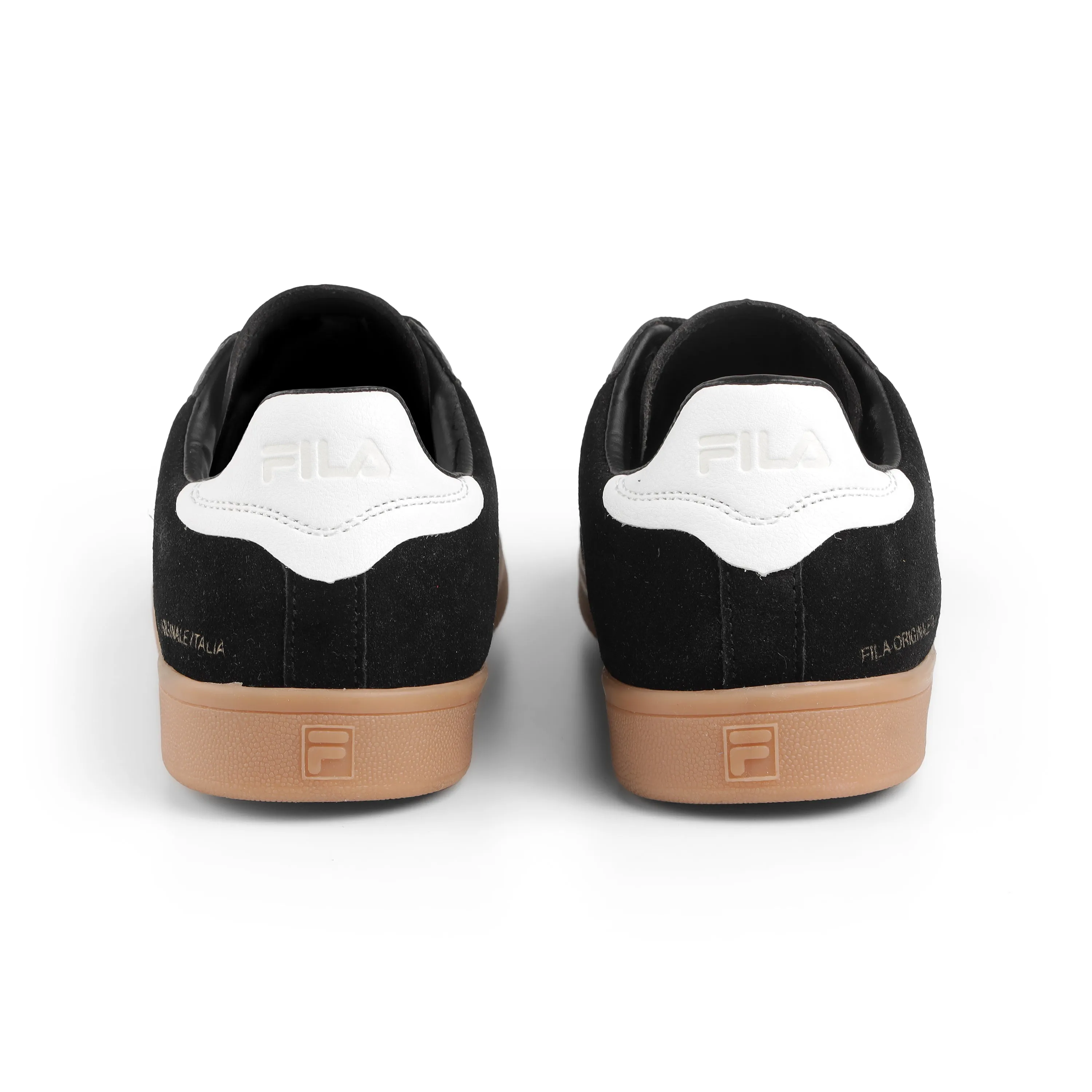 Peace Step Dual Tone Fila Men Black Asher Suede Shoes