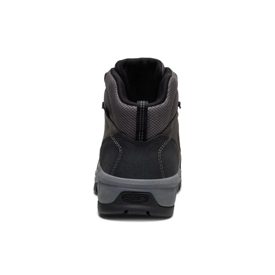 High Traction Walk Reliable Men's Skokie Waterproof Work Boot (Carbon Toe)  |  Magnet/Black