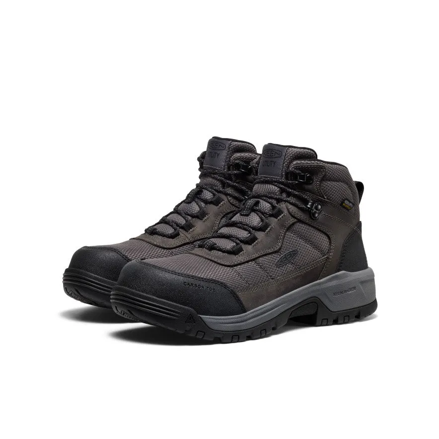 Weekend Trek Men's Skokie Waterproof Work Boot (Carbon Toe)  |  Magnet/Black