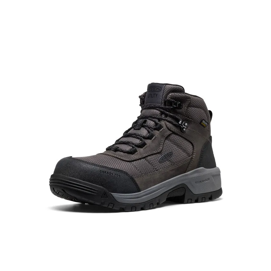 Men's Skokie Waterproof Work Boot (Carbon Toe)  |  Magnet/Black Agility Walking