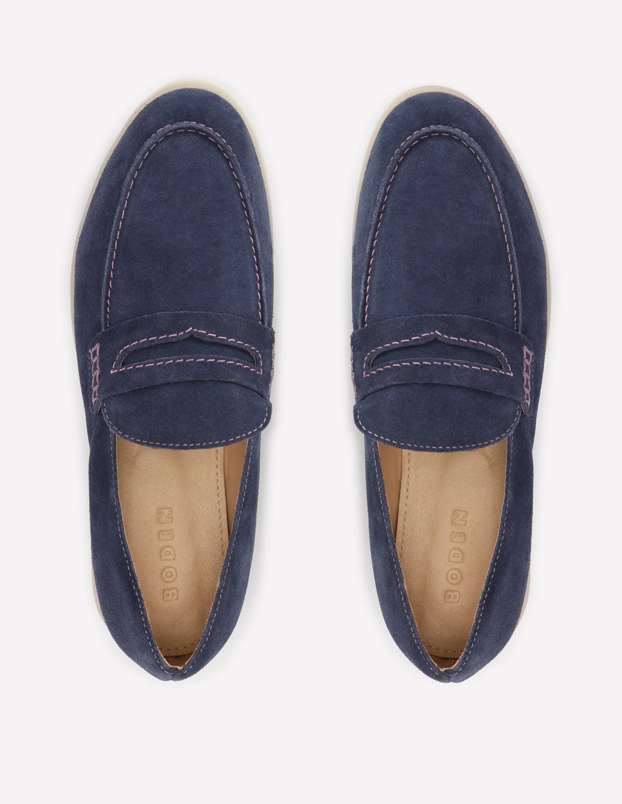 Pure Breeze Easy soft loafers-Navy