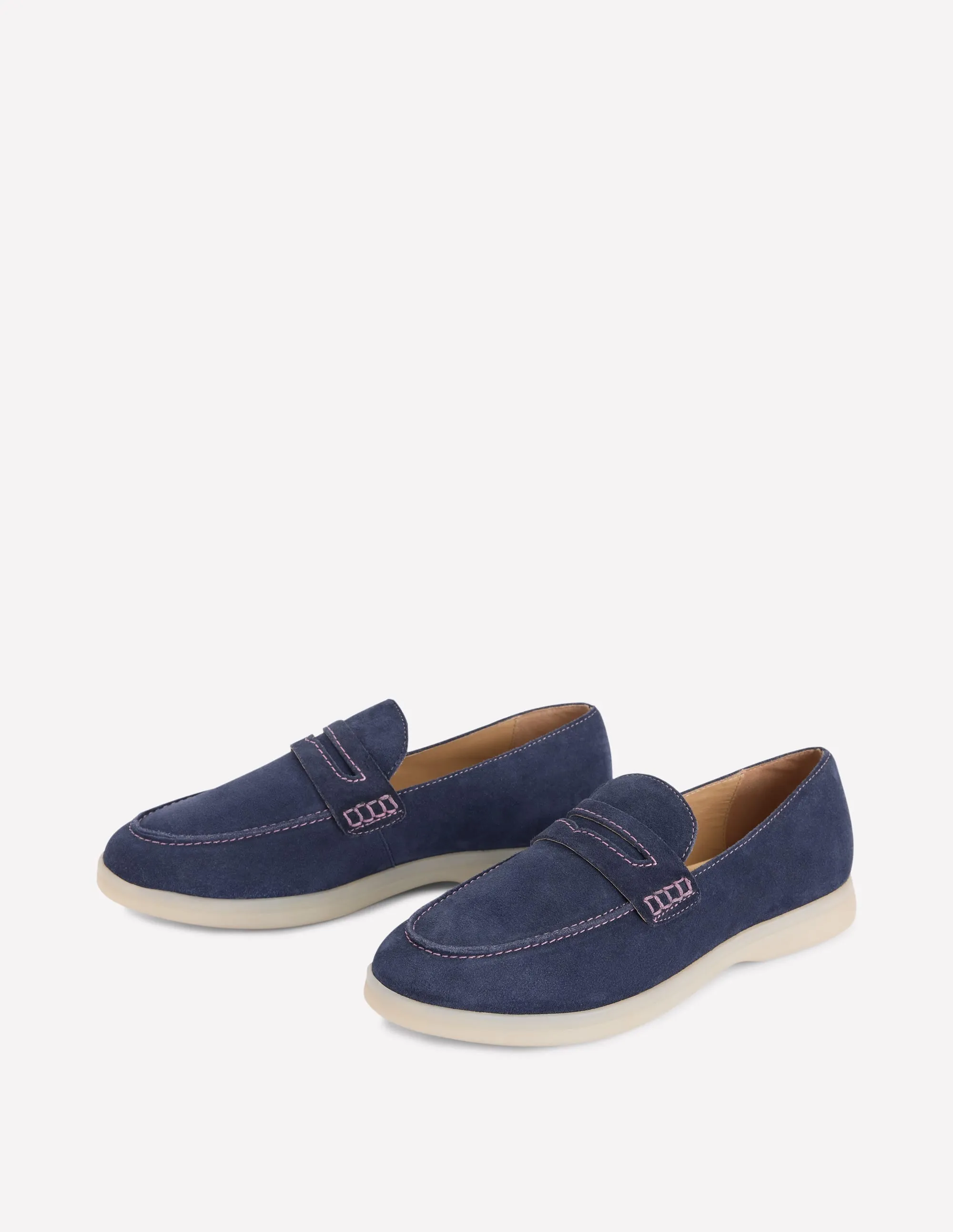 Relaxed Office Shoes Easy soft loafers-Navy