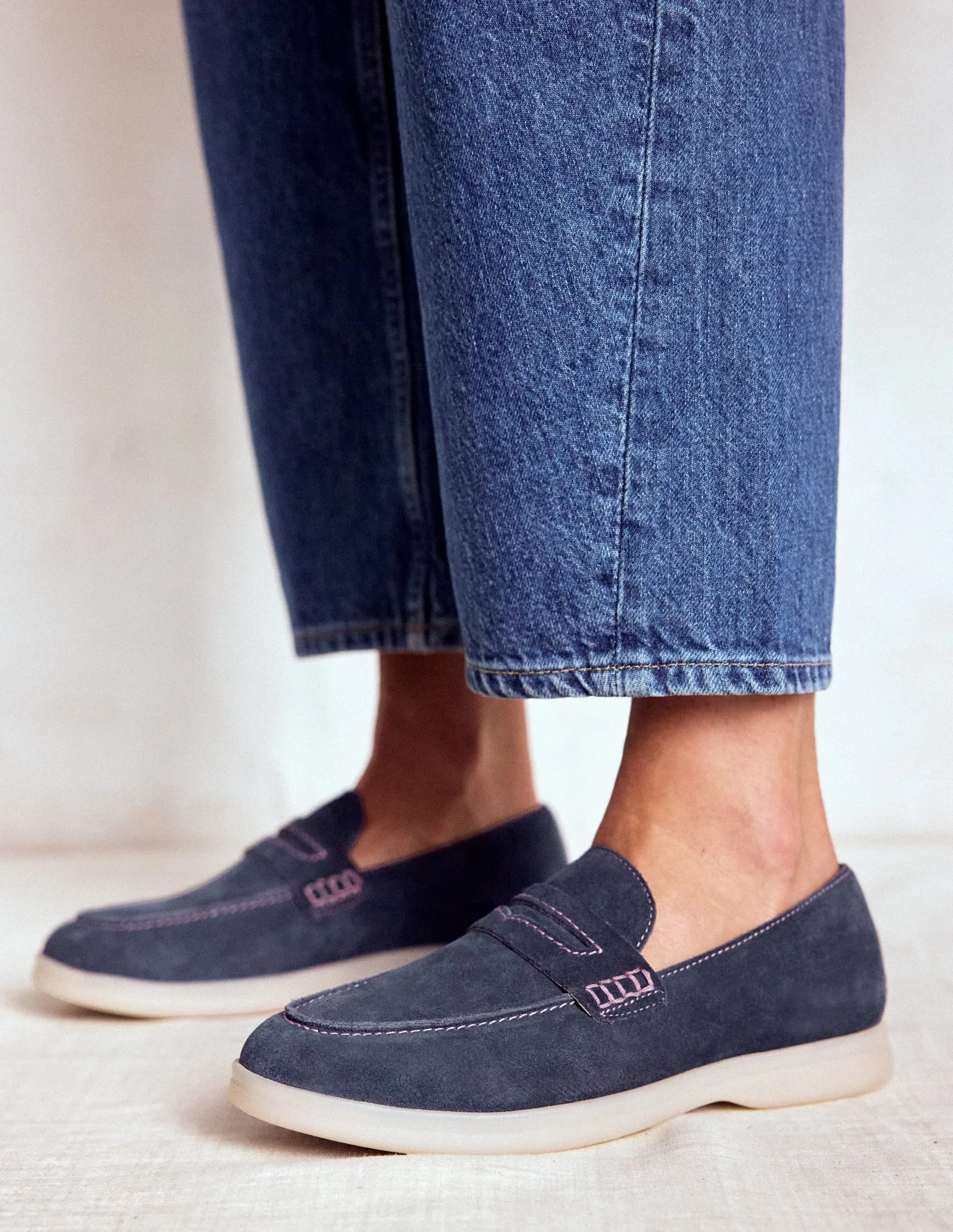Toe Safe Dawn Move Easy soft loafers-Navy