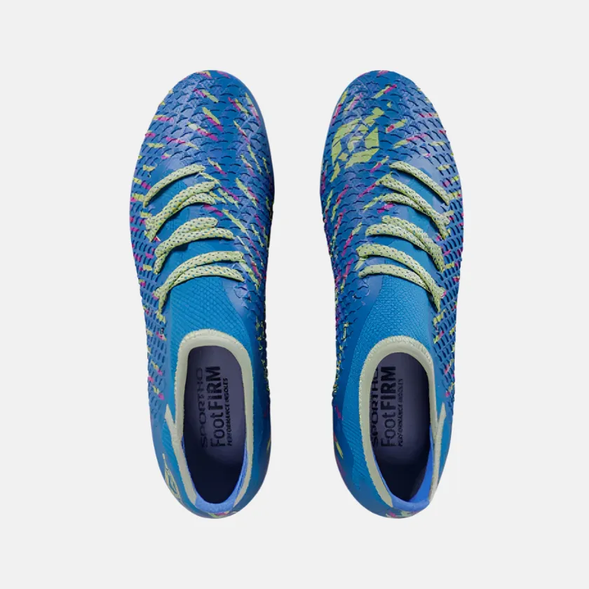 Sharp Turn Sprint Burst Nivia Ashtang 2.0 Men's Football Shoes -Core Blue