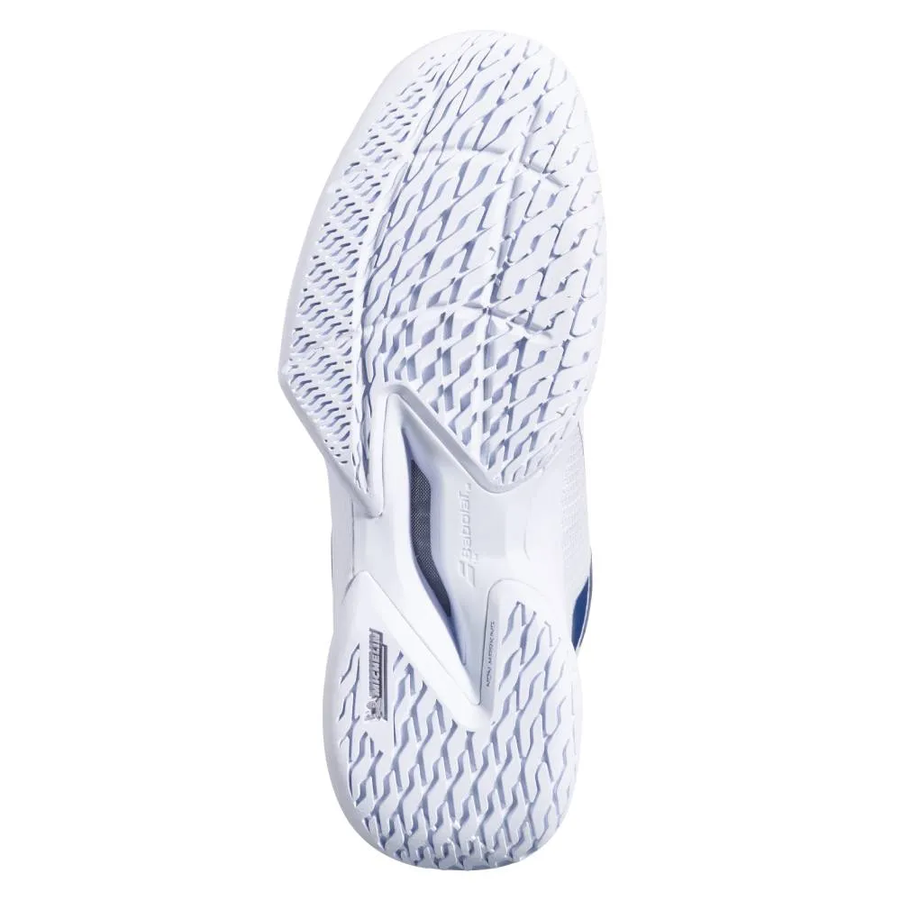 Babolat Jet Tere 2 AC Wimbledon Women's Tennis Shoe (White/Navy) Ventilation Mesh
