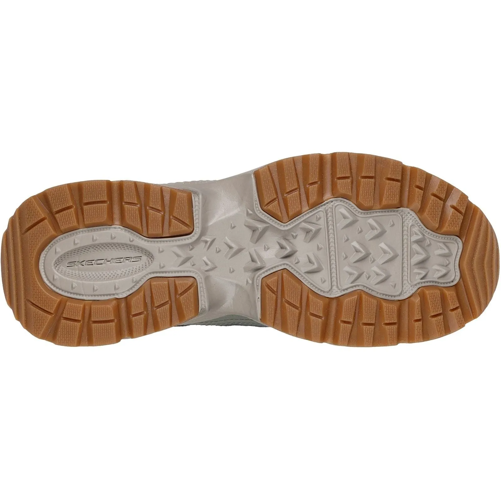 Skechers Mens Vigor AT Hiking Shoes Olive/Grey Grip Innovation