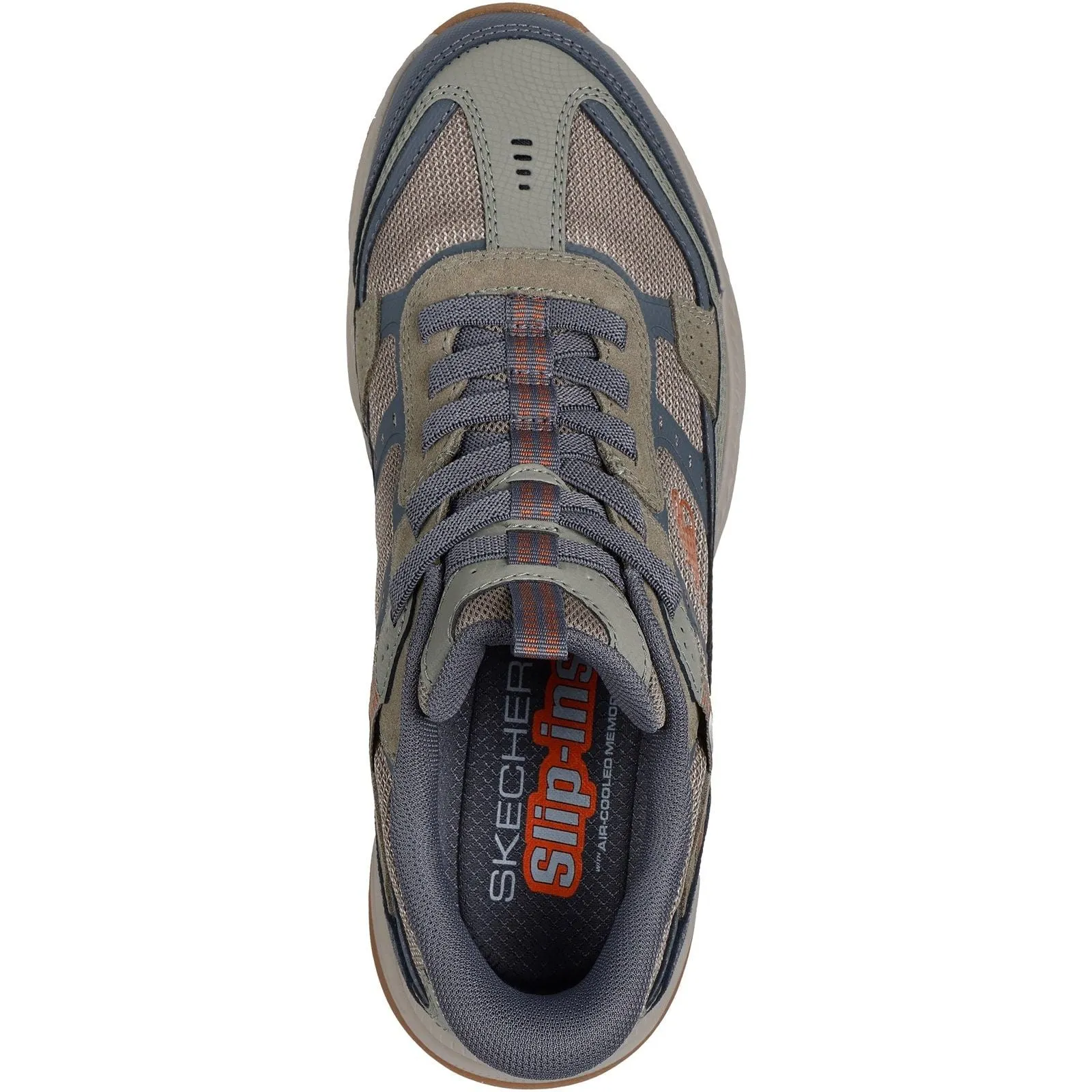 Skechers Mens Vigor AT Hiking Shoes Olive/Grey Strong Footwear Outdoor Adventure Boots