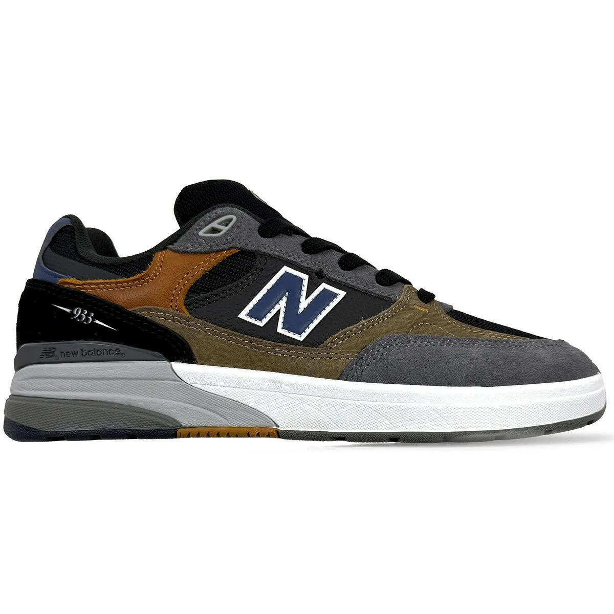 Shock Barrier New Balance - Andrew Reynolds 933 Shoes Tan/Grey