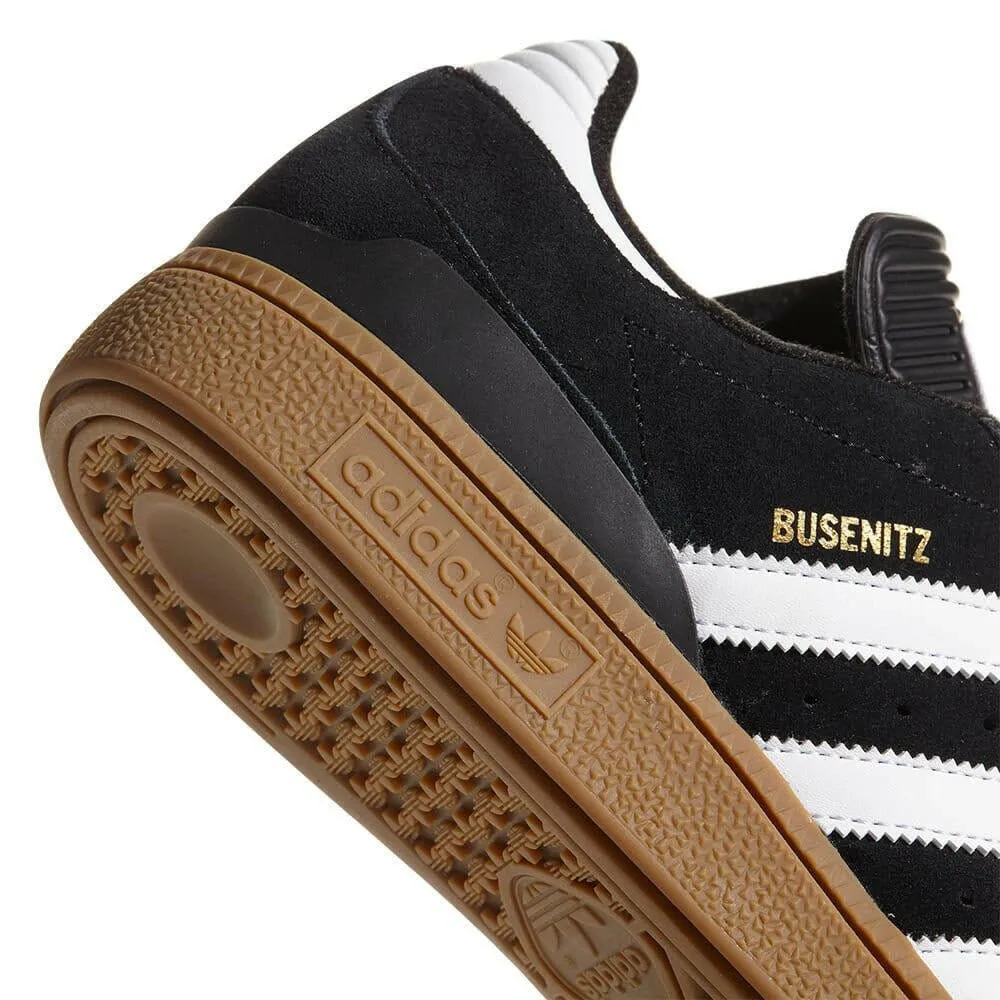 Adidas - Busenitz Shoes Black/White/Gum Freestyle Action Impact Resistance