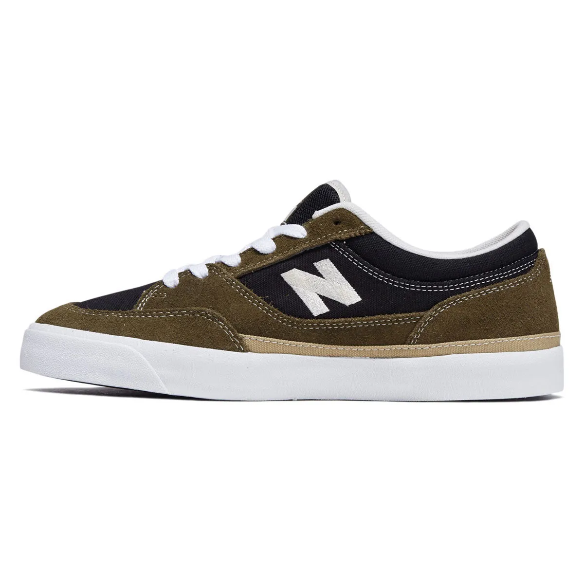 Pro Level Fit Lace Up New Balance 417 Villani Low Shoes - Dark Olive/Black