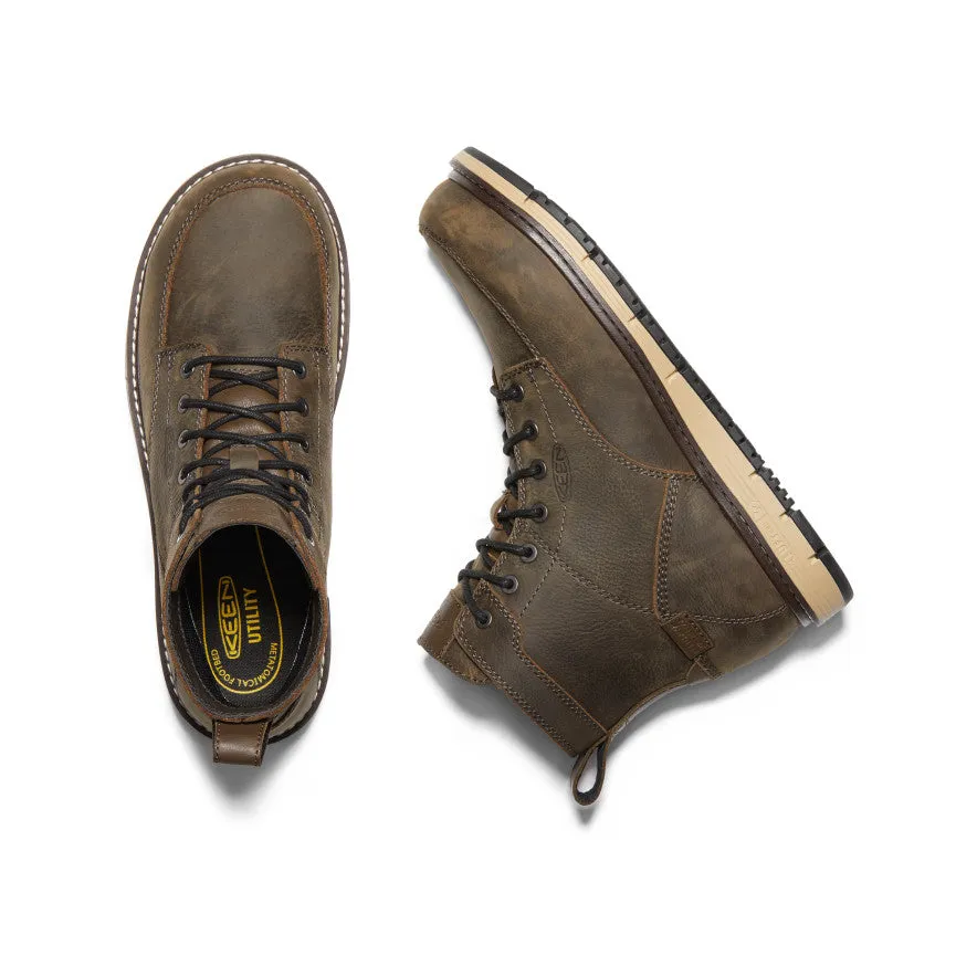 Men's San Jose 6" Waterproof Boot (Aluminum Toe)  |  Cascade Brown/Black Secure Footwear