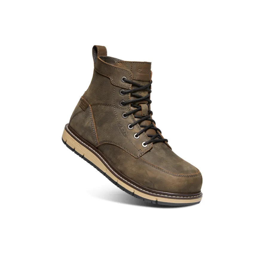 Trail Balance Men's San Jose 6" Waterproof Boot (Aluminum Toe)  |  Cascade Brown/Black