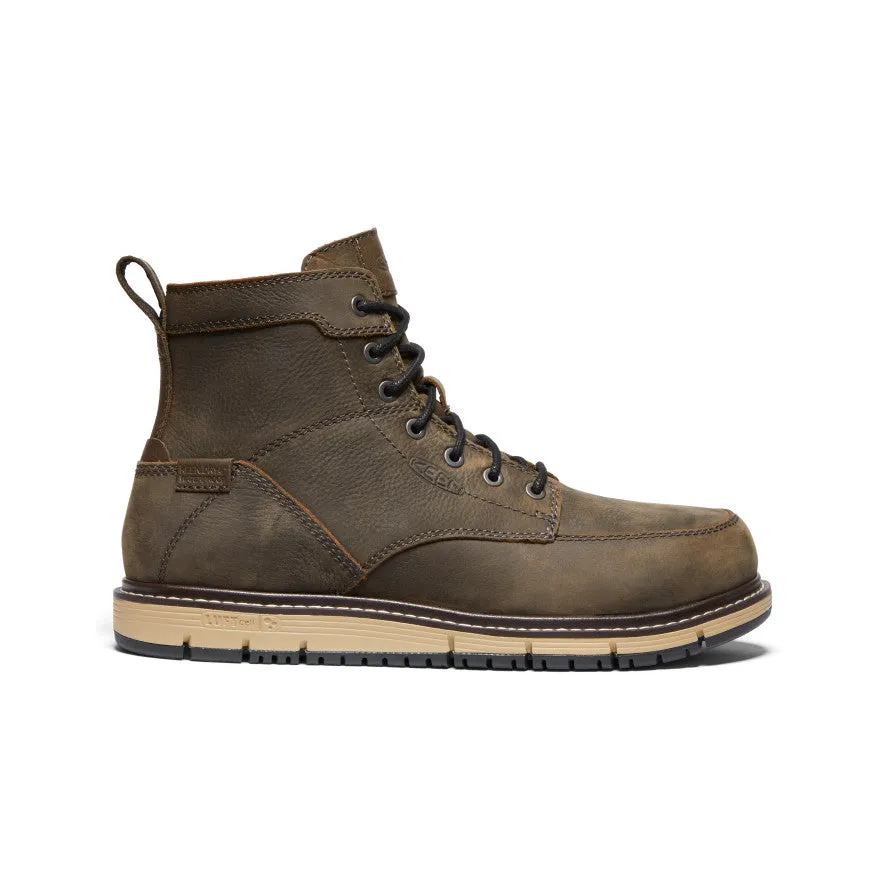 Base Camp Men's San Jose 6" Waterproof Boot (Aluminum Toe)  |  Cascade Brown/Black