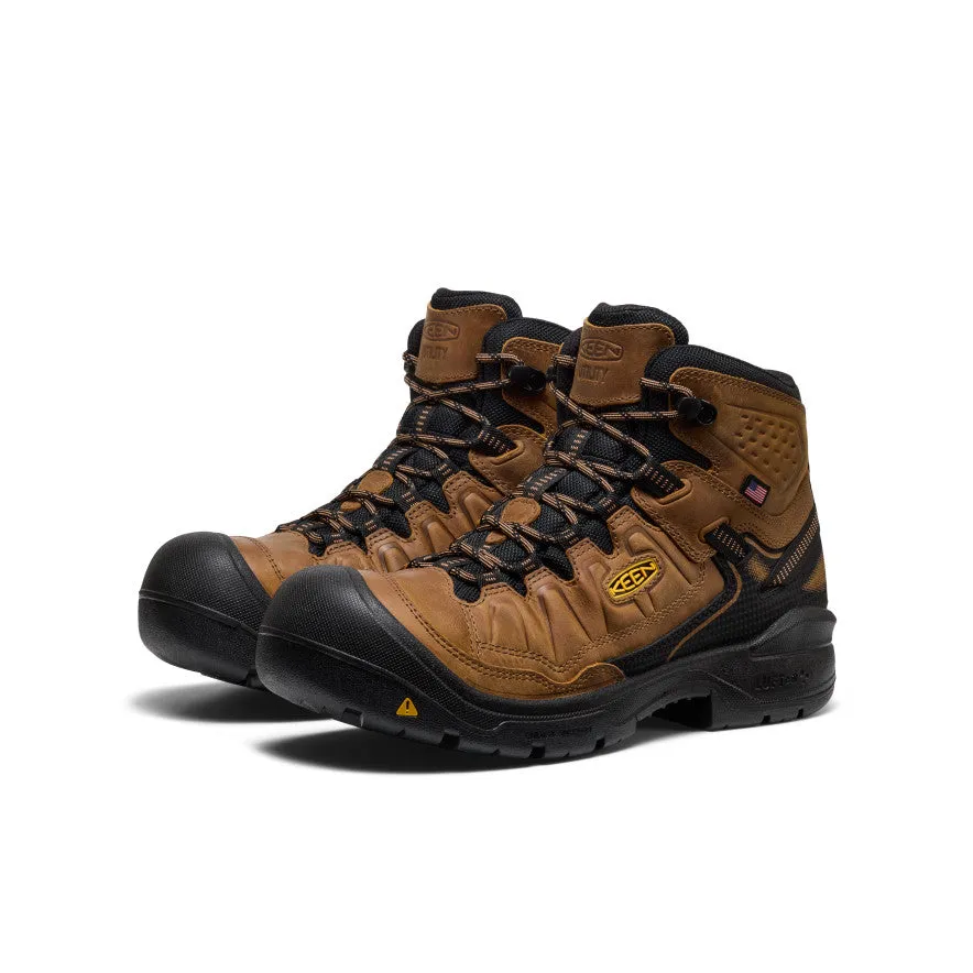 Men's Targhee IV Waterproof Work Boot (Soft Toe)  |  Belgian/Black Water Safe