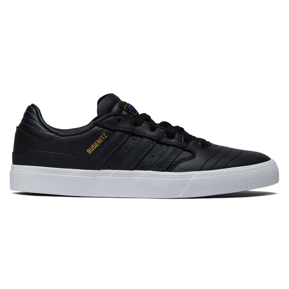 Anti Friction Jump Control Adidas Busenitz Vulc II Shoes - Core Black/Core Black/Ftwr White