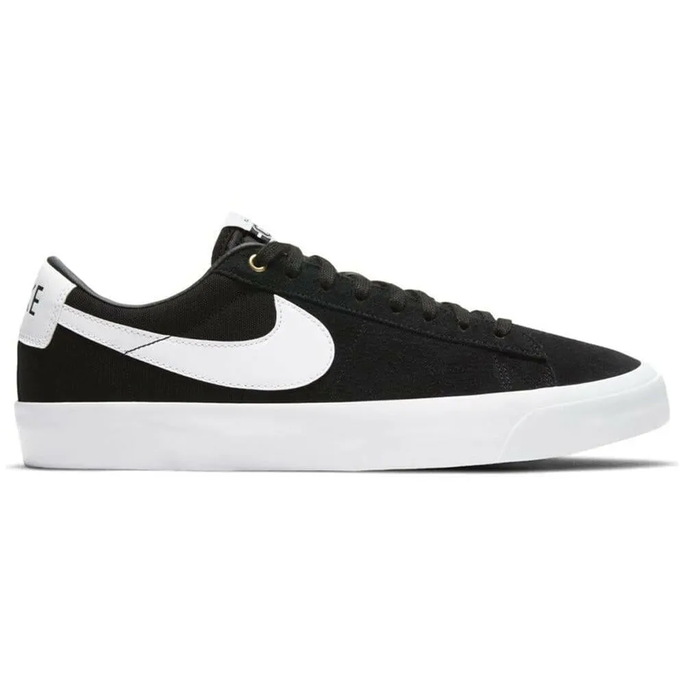 Nike SB - Blazer Low Pro GT Shoes Black/White-Black-Gum Light Brown Quick Ride Comfort